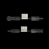 Enphase EN-ECA-EN4-S22-12 TE PV4-S to MC4. Set of 12 male and 12 female adapters with 57mm DC cable between