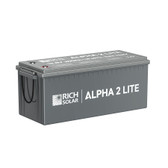Rich Solar RS-B12200 ALPHA 2 LITE | 12V 200Ah LiFePO4 Battery | Best 12V Deep Cycle Lithium Battery for RVs, Trailers, Vans, Boats, Off-Grid | 4,000 Lifetime Cycles | Best Value