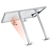 Rich Solar RS-TM4 Tilt Mount  Adjustable Tilt Mount for Roofs and Flat Surfaces  Designed for RICH SOLAR MEGA Series Solar Panels  Easy to Install