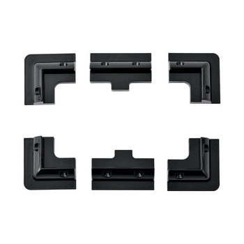 Rich Solar RS-CB6B Corner Bracket Mounts  Set of 6 Brackets for Solar Panel Mounting  Designed for RICH SOLAR MEGA Series Solar Panels  Easy to Install