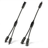 Rich Solar RS-Y2 Y Branch 2-to-1 Solar Panel Parallel Adapters  Weatherproof PV Adapters for Solar Connection  Plug and Play