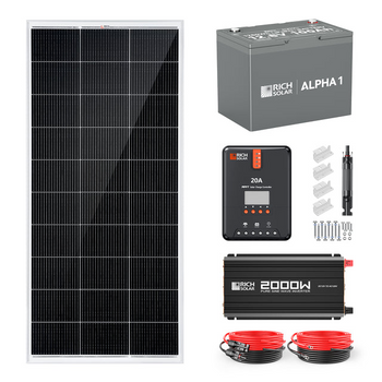 Rich Solar RS-CK200 200 Watt Complete Solar Kit
