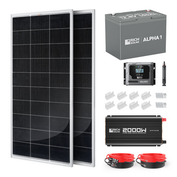 Rich Solar RS-CK400 400 Watt Complete Solar Kit