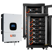 Rich Solar SRx12-H12Kx1-NO NOVA 12K PV Hybrid Inverter Solar Kit  61.44kWH Server Lithium Battery [KIT-SR0002]