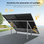 SunGoldPower SGP-GMB-2P Modular & Expandable Ground Mount Brackets for 2× 400W–590W Solar Panels  Heavy-Duty Adjustable