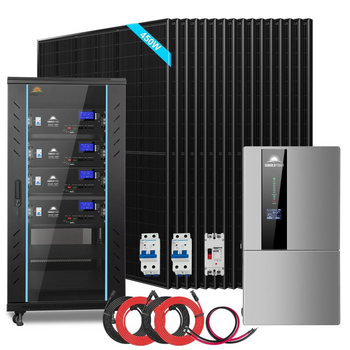 SunGoldPower SGH-11N2E Hybrid Solar Kit 11.4KW 48V Split Phase 20.48KWH Lithium Battery 16 X 450 Watt Solar Panel