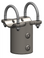 Tamarack Solar 3-IN Pole Cap with U-bolts (Box of 2)