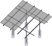 Tamarack Solar 91535-A GM KIT X-2IN - Extra rail for 4 Modules & 2IN Pipe