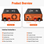 Rich Solar RS-DC40 12V 40A DC-DC Battery Charger for RVs, Vans, Boats & Off-Grid Systems  Lithium & Lead-Acid