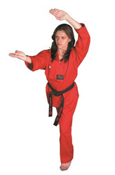 GTMA Challenger TKD Uniform; Black, Blue, Red
