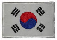 Korea Flag (White Border) 2.5" x 3.5"