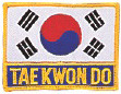 Korea Flag + TKD Patch