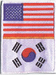 2 Flags Patch 4.75" 3.5"