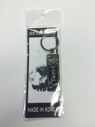 TKD Themed Key Chain - Large Kukki TKD Black