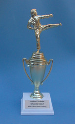 9" Mini Cup Trophy with Stone Base