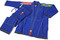 GTMA Platinum Brazilian Jiu-jitsu uniform.  Blue with white stitching option shown.