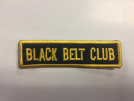 Black Belt Club - Straight (Black background w/ Gold Letters)