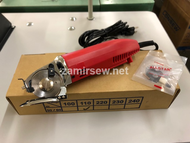 ALLSTAR AS-100K ELECTRIC ROTARY FABRIC CUTTING MACHINE WITH SHARPENER 110 VOLT
