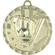 2" Baseball Brite Medal