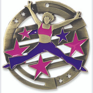 2¾" Dance Color Sport Medal