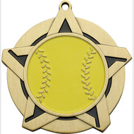 2¼" Softball Super Star Medal