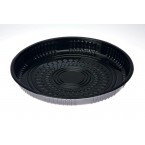 15" Black Round Food Service Platter