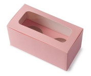 Two Single Cupcake Box Soft Pink