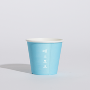 4oz Truly Eco Pastel  Single Wall Aqueous Paper Cup