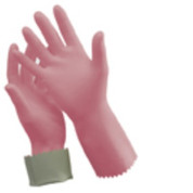 Silverlined Rubber Gloves - Size 9