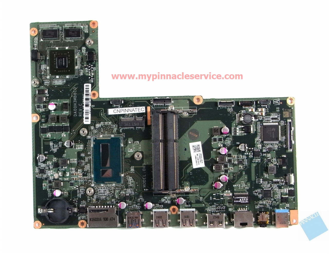 Acer Aspire AIO Z1-623 Z1-623G Motherboard DBSZD11001 I3-5005U DA00H3