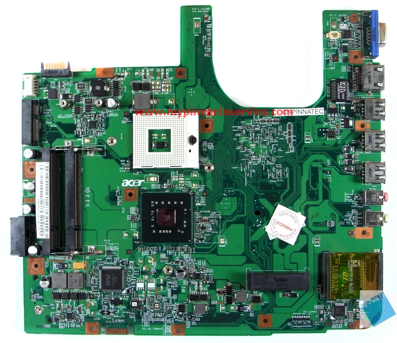 MBATR01002 motherboard for Acer aspire 5335 5735 48.4K801.011