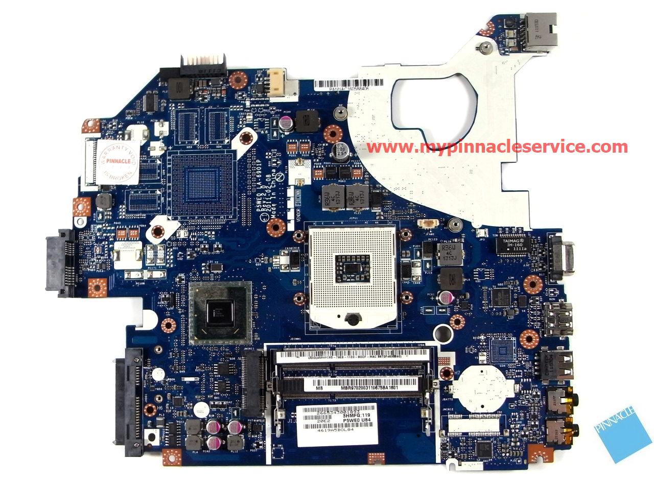 Acer Aspire 5350 5750 5755 Gateway NV57H P5WE0 LA-6901P Replacement  Motherboard - MBR970