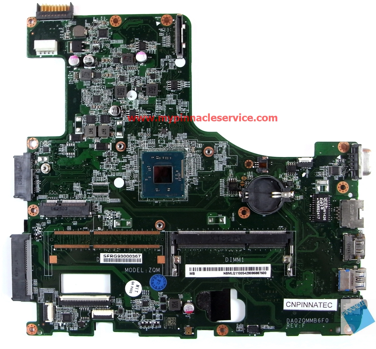 Nbmlq11005 Motherboard For Acer Aspire E5 411 E5 411g Da0zqmmb6f0 Zqm