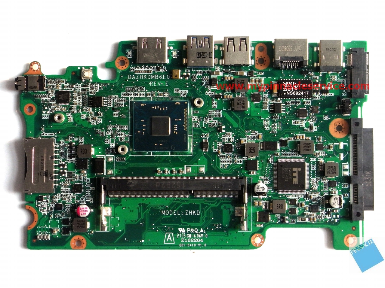 Acer Aspire ES1-131 TravelMate B116 Motherboard (NBVB811001, N3050, DAZHKD