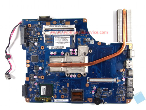 K000083110 Motherboard with heatsink and CPU for Toshiba Satellite L500 LA-4981P instead of L500D K000087420 K000084360 LA-5332P LA-4971P
