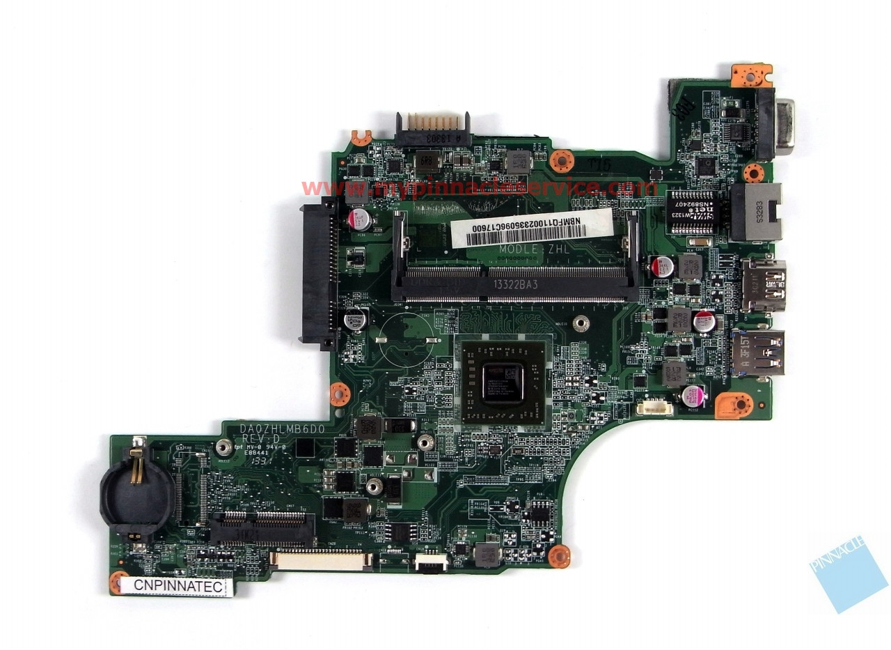 Acer Aspire V5 123 E1 2100 Motherboard DA0ZHLMB6D0 NBMFQ11