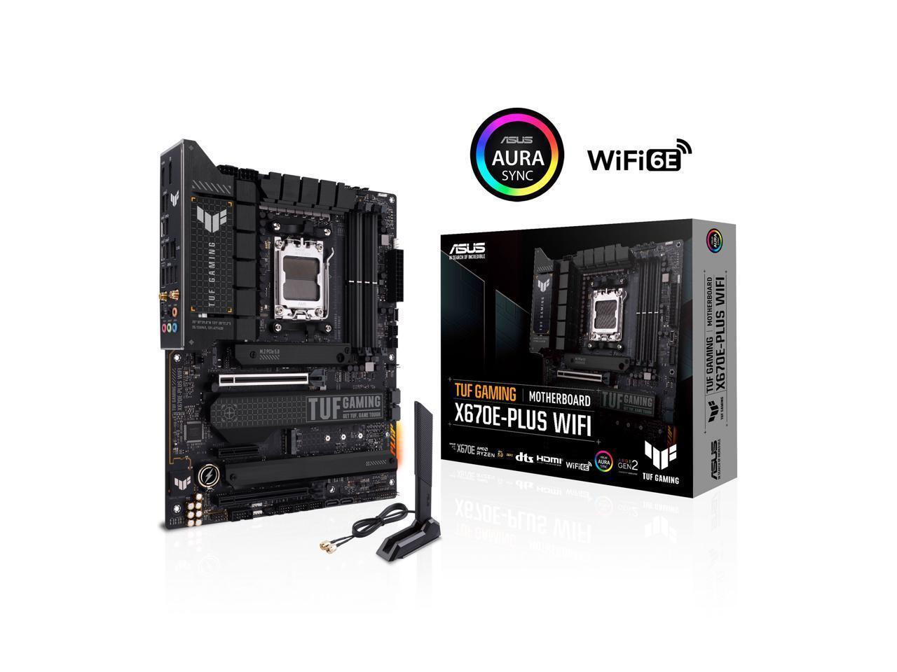 ASUS TUF GAMING X670E-PLUS WIFI Socket AM5 AMD Ryzen 7000 ATX