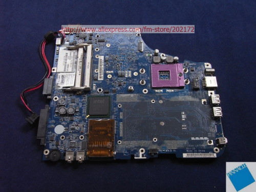 Motherboard for Toshiba Satellite A200 A205 K000057140 GL960 LA-3481P ISKAA L2V 