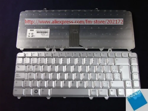Image for Used Look Like New Silver Laptop Notebook Keyboard 0NK764 NSK-D901E 9J.N9382.01E For Dell Inspiron 1420 1520 XPS M1330 (Spain)