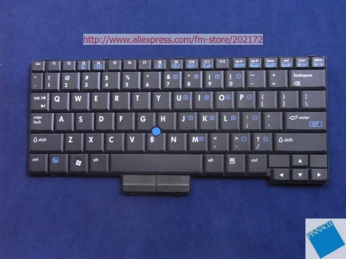 Image for Used Look Like  New Black Laptop   Keyboard  451748-001 AE0T2U00110 For  HP 2510P Series US