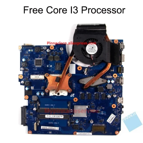 Image for BA92-07471A BA92-07471B motherboard with heatsink for Samsung NP-R540 R540 BREMEN-VE