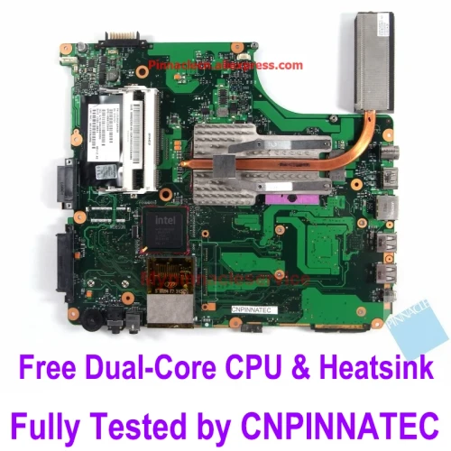Image for V000125090 Motherboard with heatsink CPU for Toshiba Satellite A300 instead of A300D V000125200 6050A2171201
