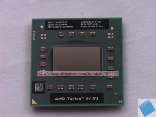 TL56 Turion 64 X2 Mobile 1.8GHz Socket S1g1 TMDTL56HAX5CT