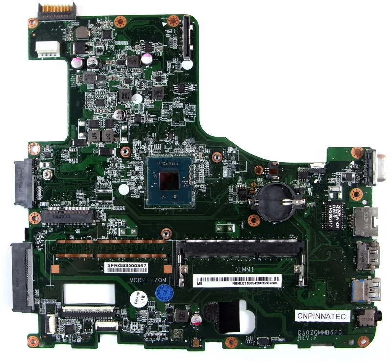Acer Aspire E5-411/E5-411G Motherboard (NBMLQ11005) DA0ZQMMB6