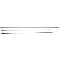 Sectional Steel Rod, Blu-Steel (5/16" or 3/8") in 36 or 39 inches, with Couplings