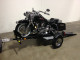 Ace Running Boards hauling Harley motorcycle front angle