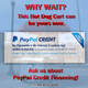 Paypal Credit Card Payment 