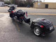 Motorcycle hauling a Heritage trailer