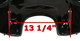 Honda VTX bracket width