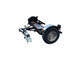Premium Stow and Go Folding Car Tow Dolly Side View